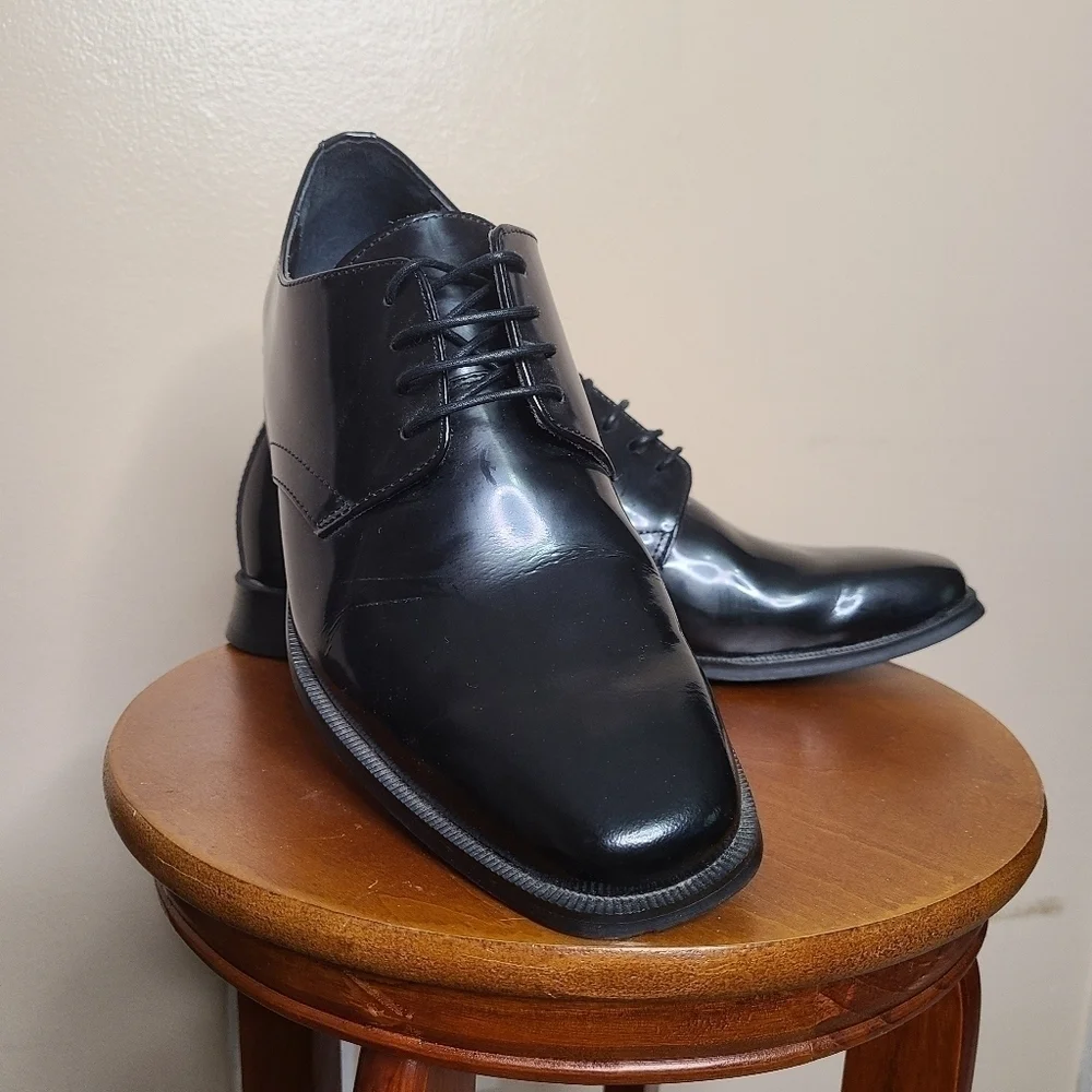Jos A Bank Men's Black Leather Oxford Dress Shoes